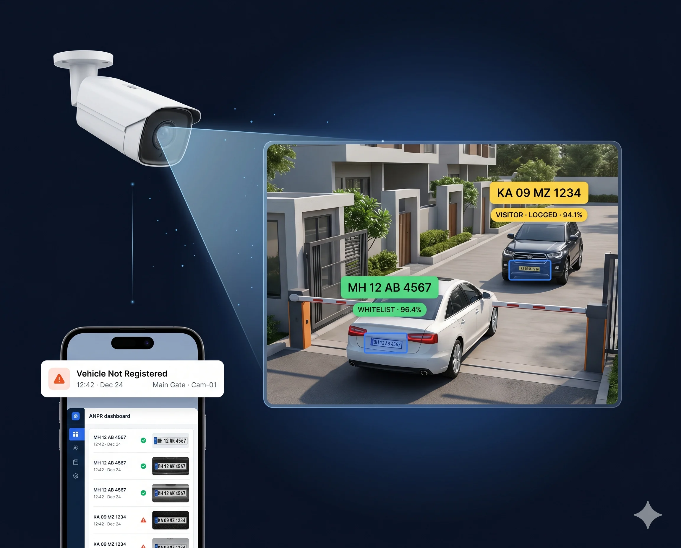 AI ANPR Gate Detection